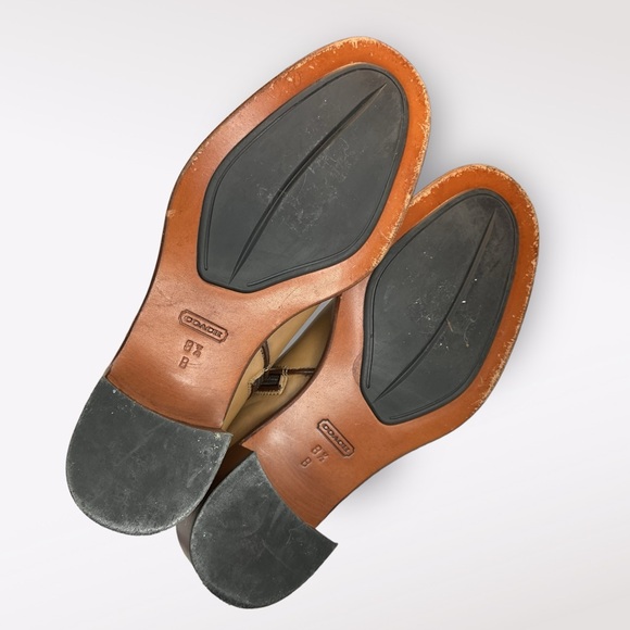 Coach Brand "Carole" Signature C's Logo Vintage Riding Style Boots Size 8.5B - Picture 10 of 12